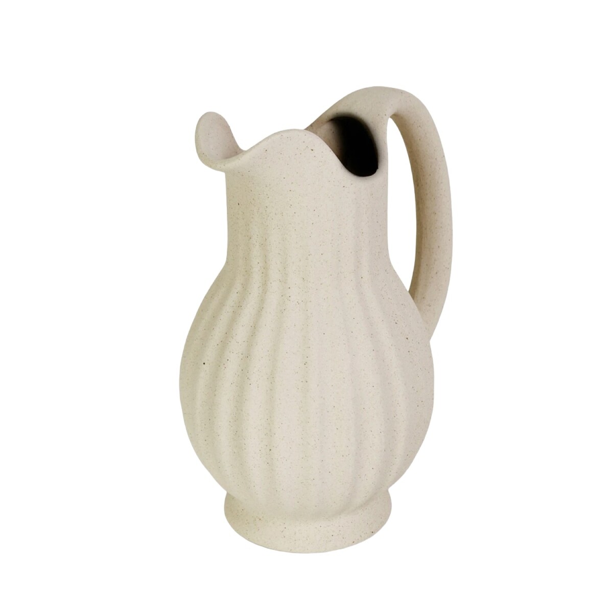 JARRON CERAMICA BEIGE 18.5X14.5X22.5CM 