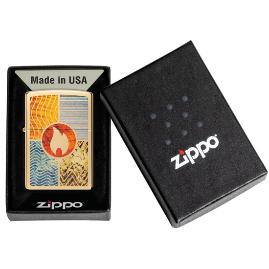 Encendedor ZIPPO 48729 C/Diseño Oro 0