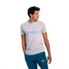 Remera Umbro Double Logo de Hombre - 20106007 Gris-celeste