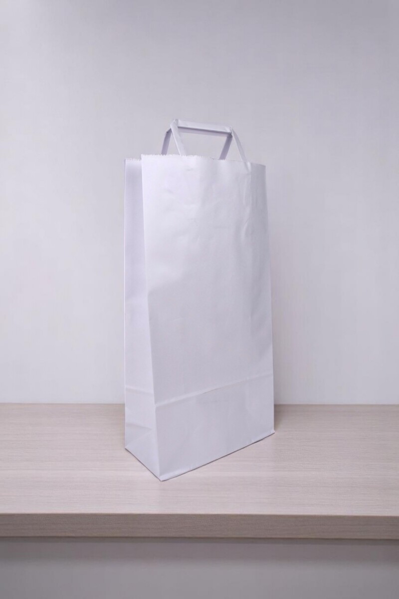 Bolsa lisa acuario 22x10x42 cm - BLANCO 