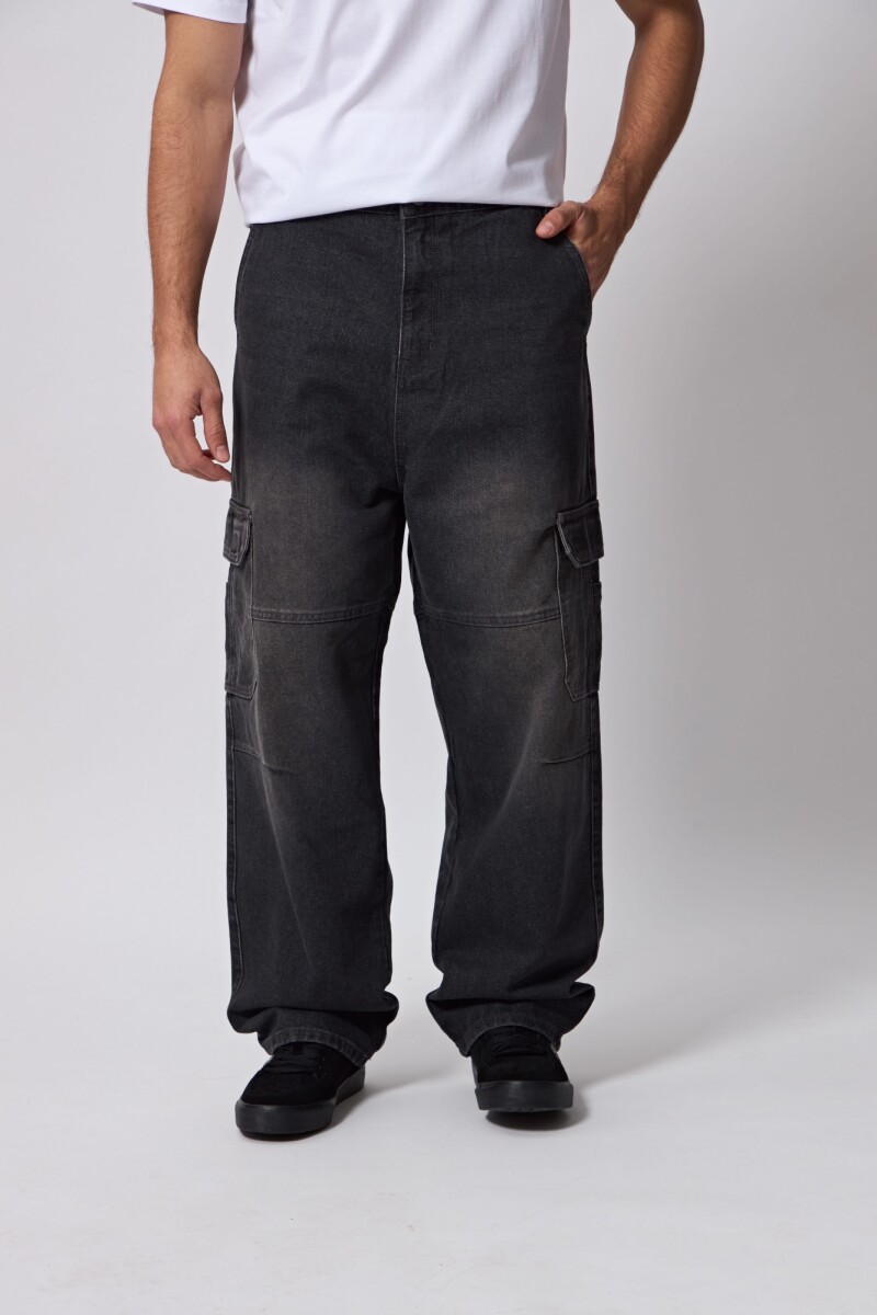 PANTALON DENIM LENNY - NEGRO JEAN 
