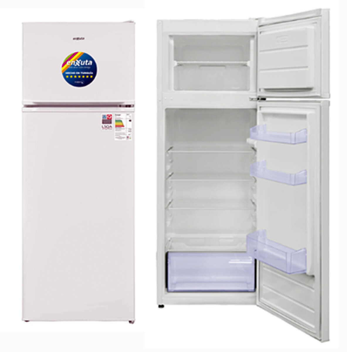 REFRIGERADOR ENXUTA RENX14-215FHW Frío Húmedo -Blanco - Sin color 