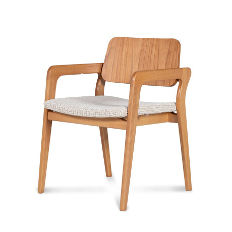 Silla con brazo Lucy - Tela Rústica 7G