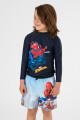 T-shirt spiderman manga larga 4-8a uv50- varon Spiderman a