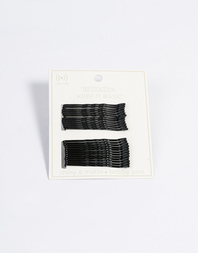 Horquillas Set Classic Set De Horquillas - Negro