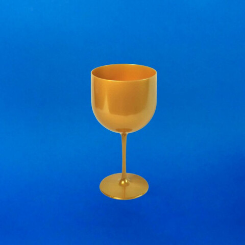 Copa De Plástico Dorado