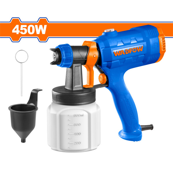 EQUIPO PISTOLA DE PINTAR 450W 800ML WADFOW WEG1A01 EQUIPO PISTOLA DE PINTAR 450W 800ML WADFOW WEG1A01
