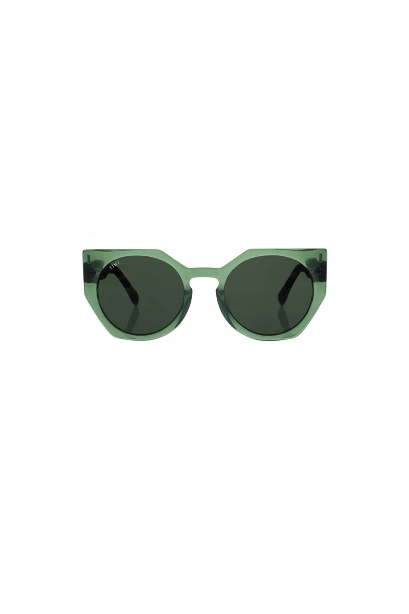 Lentes Tiwi Venus - Crystal Green-beige Top Line With Green Gradient Lenses 