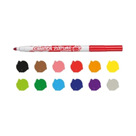 Marcador Carioca Perfume x12 Marcador Carioca Perfume x12