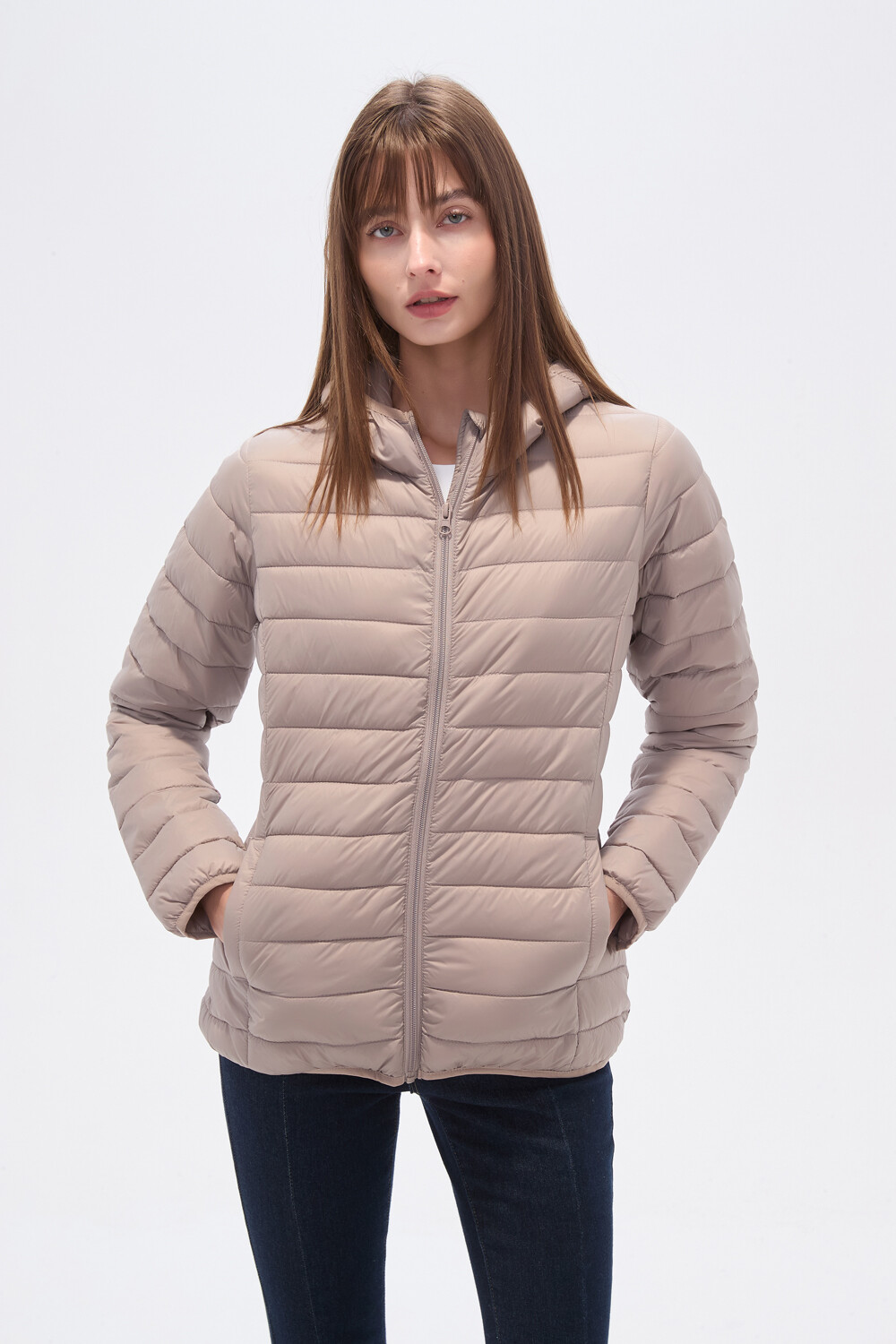 Campera Lenox Taupe Claro