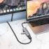 Hub Hoco Hb27 4 Puertos Usb-c A Hdmi HUB HOCO HB27 USB-C A USB A/C/HDMI