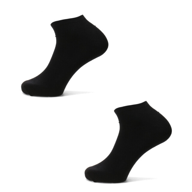 Medias de Hombre Push Media pack x2 solido black / white Negro