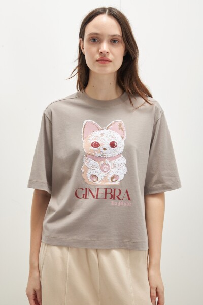 REMERA MUSHY Gris