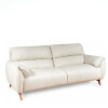 SOFA 3 CUERPOS - 100% CUERO - MODELO PUERTO - COLOR PERLA SOFA 3 CUERPOS - 100% CUERO - MODELO PUERTO - COLOR PERLA