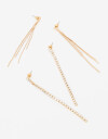 Aros Sets Strass Set De Aros Colgantes Strass - Cristal
