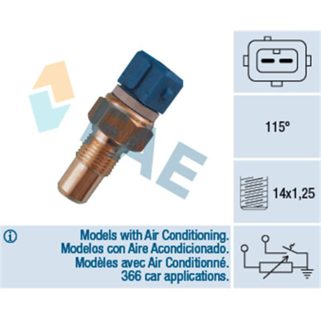 BULBO INTERRUPTOR CITROEN - PEUGEOT AGUA AX-SAXO LUZ FAE BULBO INTERRUPTOR CITROEN - PEUGEOT AGUA AX-SAXO LUZ FAE