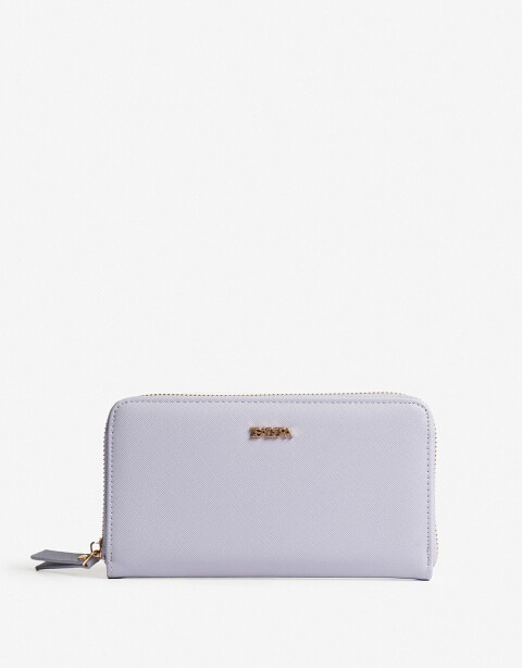 Ficheros Zip Round Billetera Formato Fichero - Violeta Lila