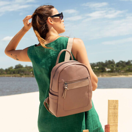 Mochila Johannesburgo Mauve C/ Topo