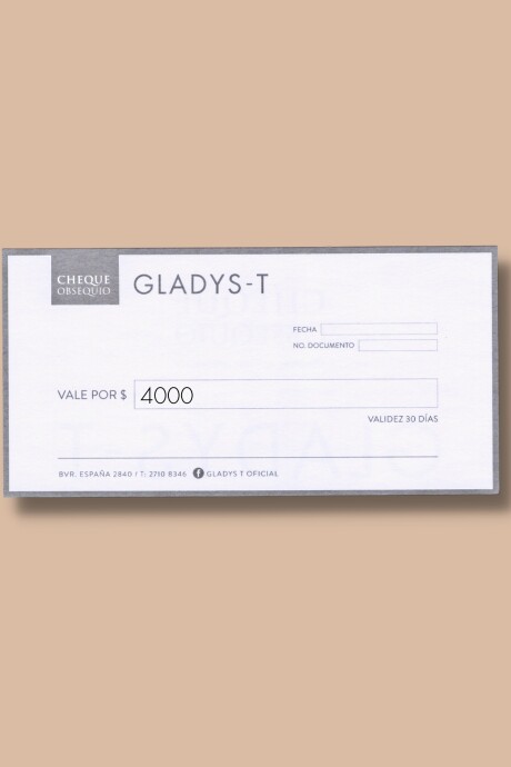 CHEQUE OBSEQUIO 4000