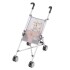 Coche Muñeca Bebé De Cuevas Plegable Silla Infantil Muñeca Variante Color Gris
