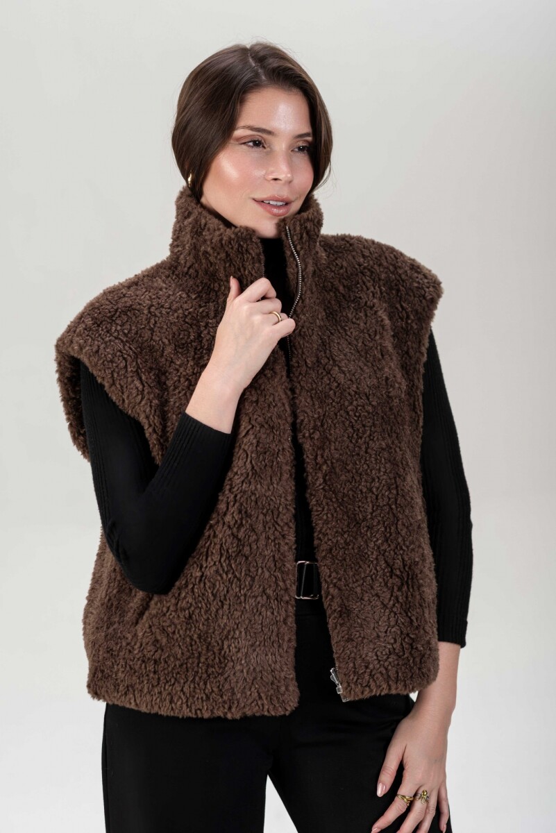 Chaleco Reversible Marena - Marron 