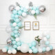 Medio Arco de globos Pastel Celeste pastel
