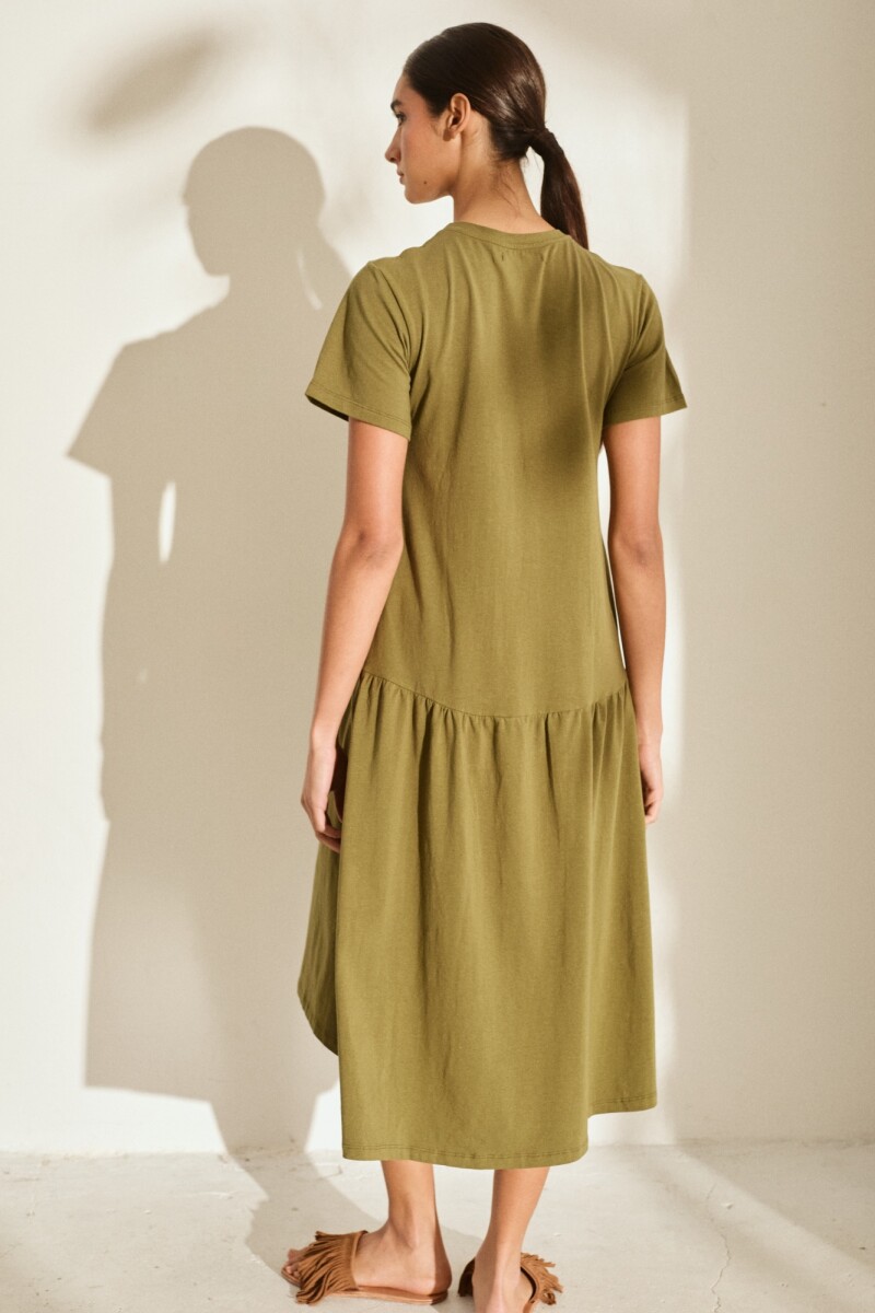 VESTIDO COTTON SIERRA Pre Venta Verde