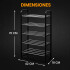 Mueble Zapatera 4 Niveles 8 Pares Estante Organizador Mueble Zapatera 4 Niveles 8 Pares Estante Organizador