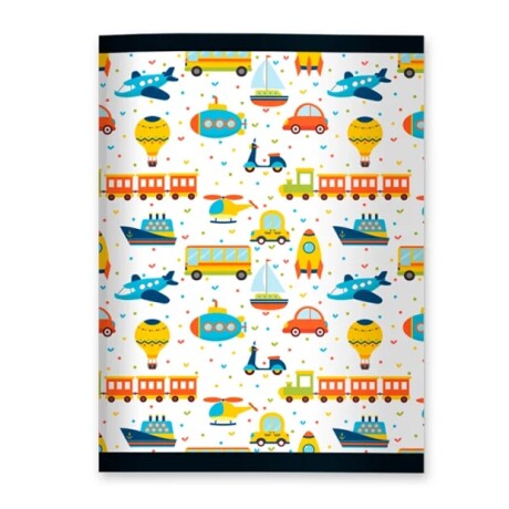Cuaderno Campus 48 Hojas Doble Raya Vehiculos