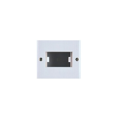 Caja de adosar de 1 módulo, color blanco puro Sica SK3086