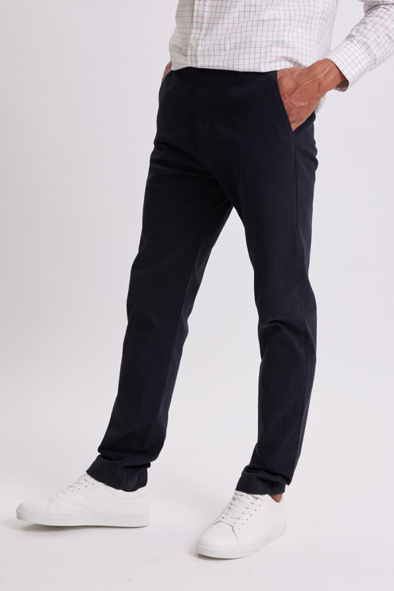 Pantalón chino Azul Marino