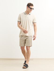 520976 REMERA HARRINGTON LABEL Natural