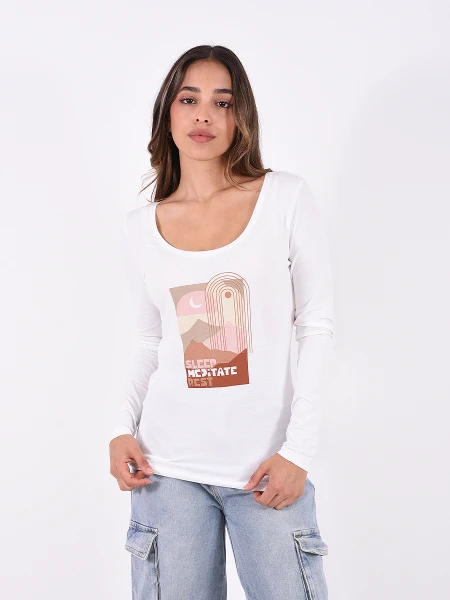 REMERA DESERT BLANCO