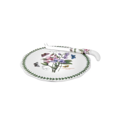PORTMEIRION BOT GARDEN PLATO QUESOS C/ CUCHILLO PORTMEIRION BOT GARDEN PLATO QUESOS C/ CUCHILLO