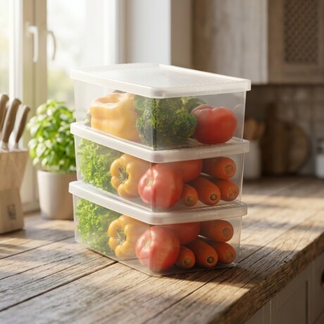 Set x3 Caja G 10,3 lts TRANSPARENTE