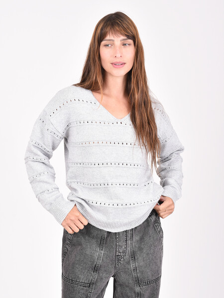 BUZO GAIA GRIS (V)