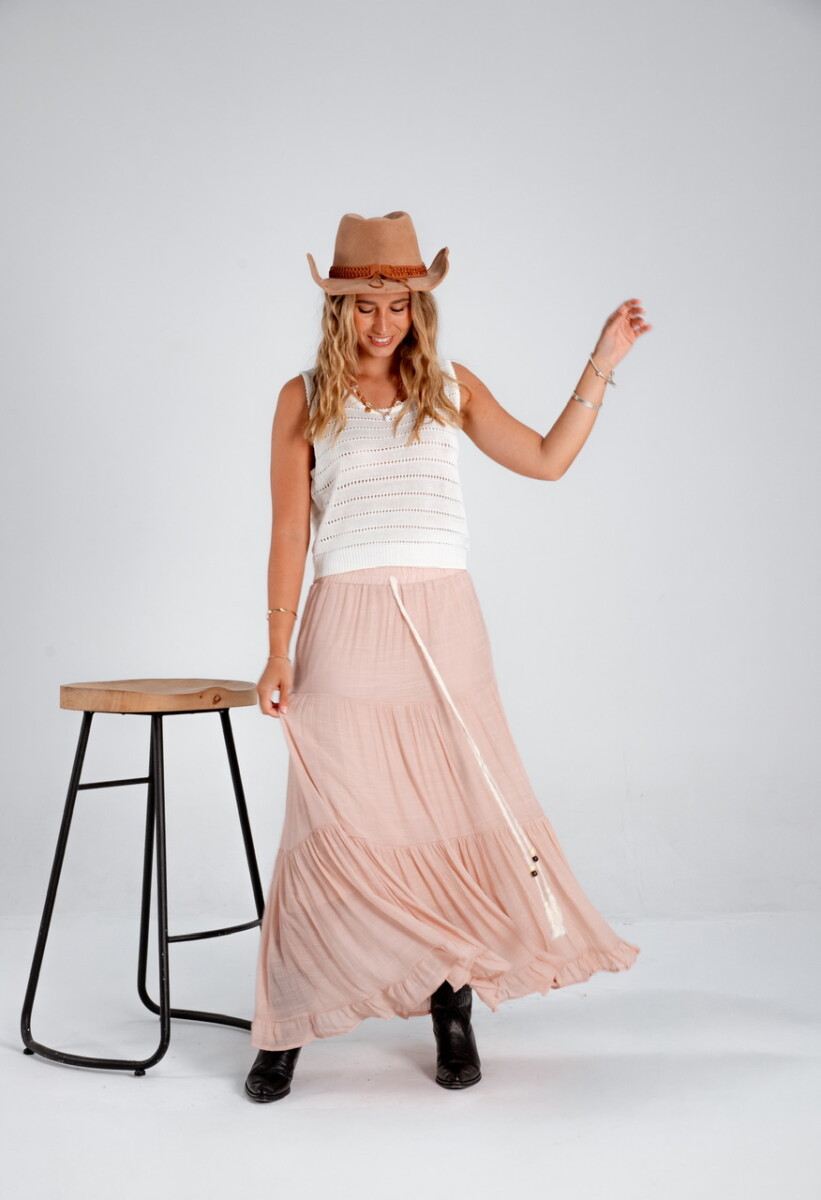 Pollera Isabella - rosa 