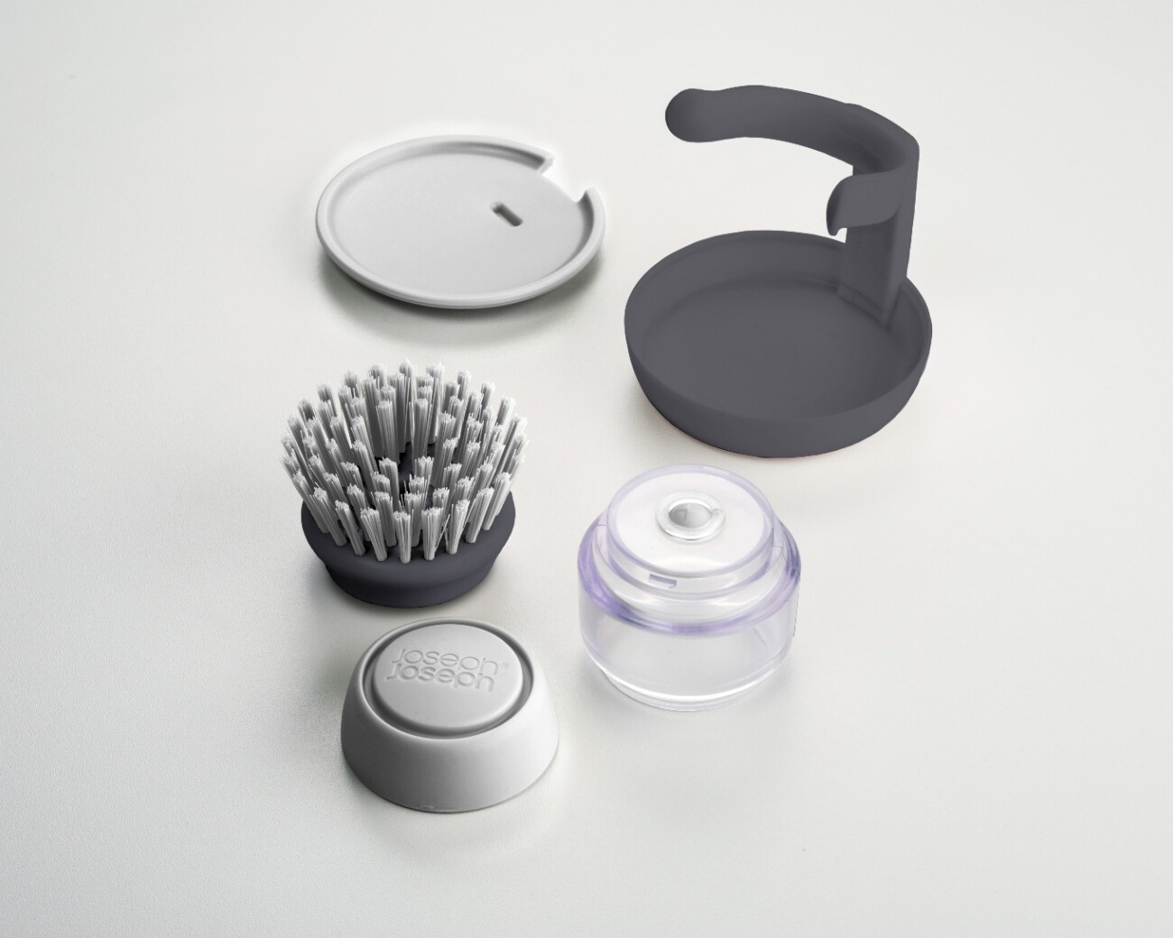 Cepillo para Lavar Platos con Dispensador de Jabón Joseph Joseph Palm Scrub™ Cepillo para Lavar Platos con Dispensador de Jabón Joseph Joseph Palm Scrub™