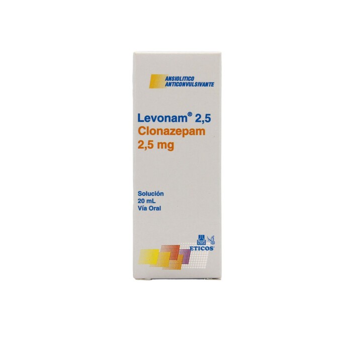 LEVONAM 2.5 MG. GOTAS FRASCO X 20 ML. única