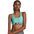 UA HG Mid Branded-RED GRN-482