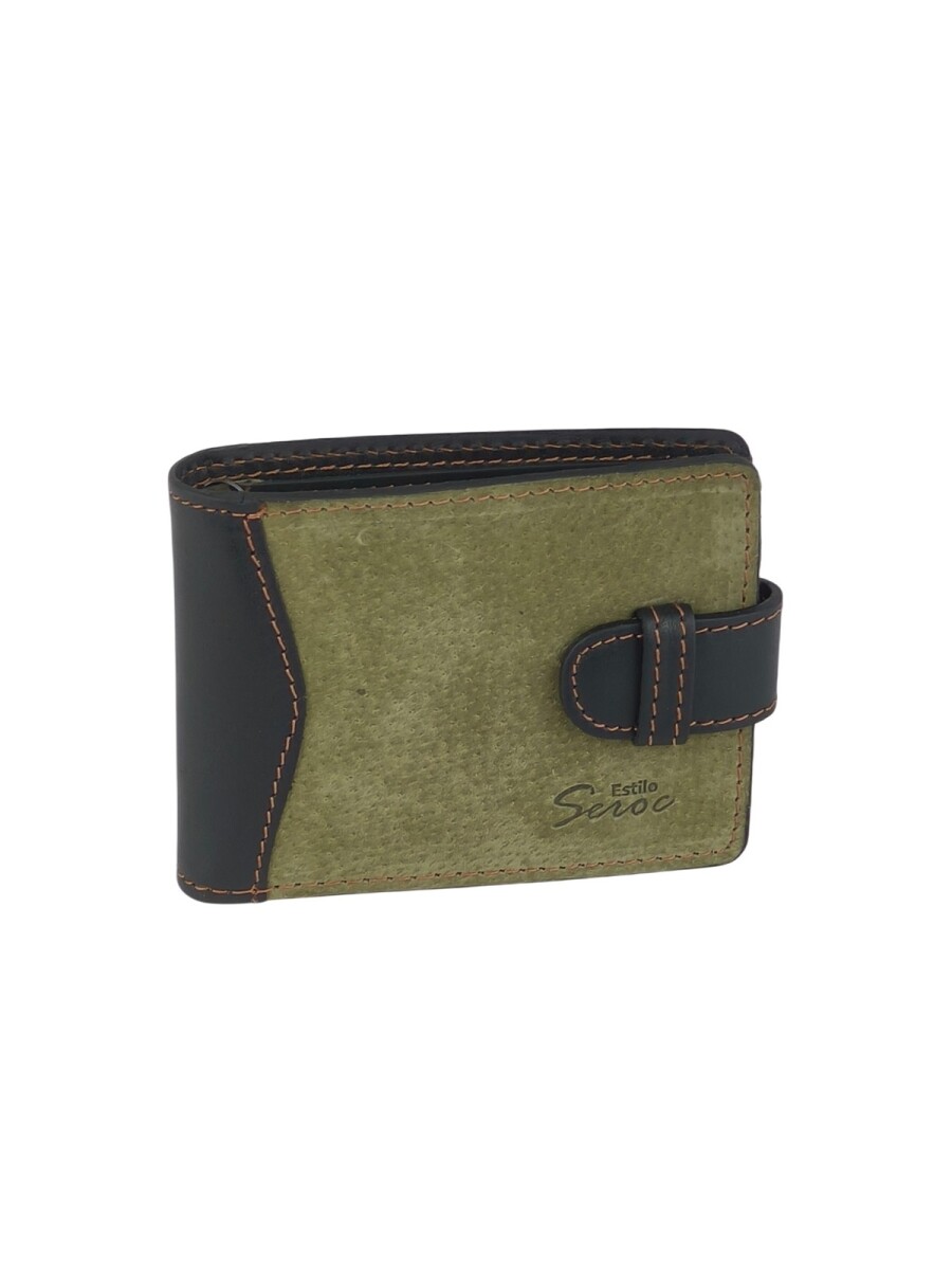 Billetera de cuero - verde 