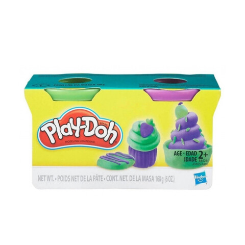 Play Doh Pack X 2 Latas De Masa Colores Clásicos Hasbro U