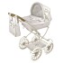 Set Coche Muñecas De Cuevas Niños Juguete Plegable + Bolso Variante Color Crema