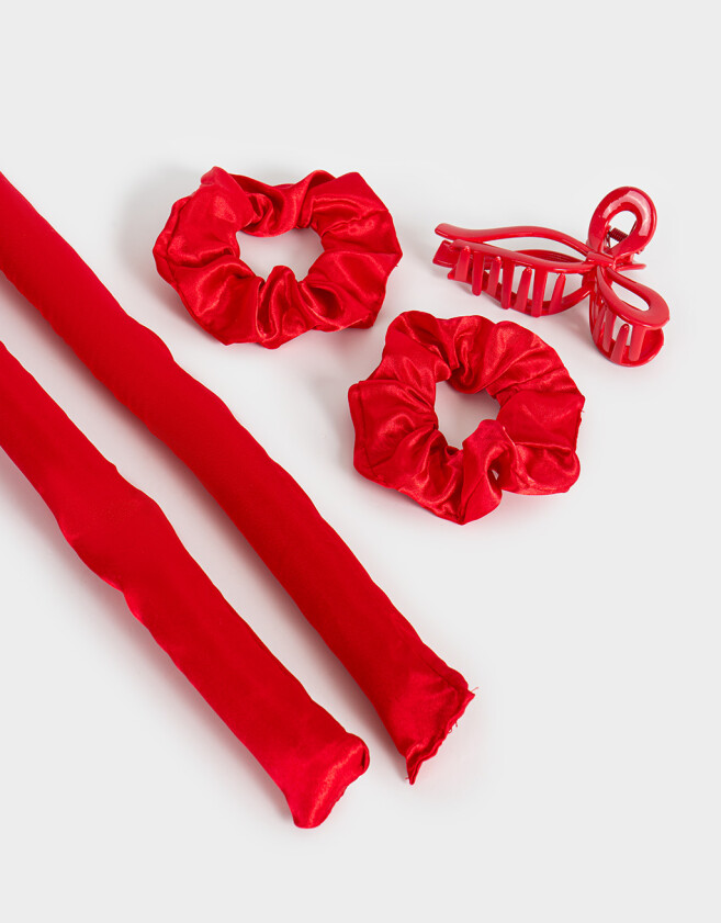 Accesorios Pelo Set Regalables Caja Regalable Merry Xmas - Rojo Medio