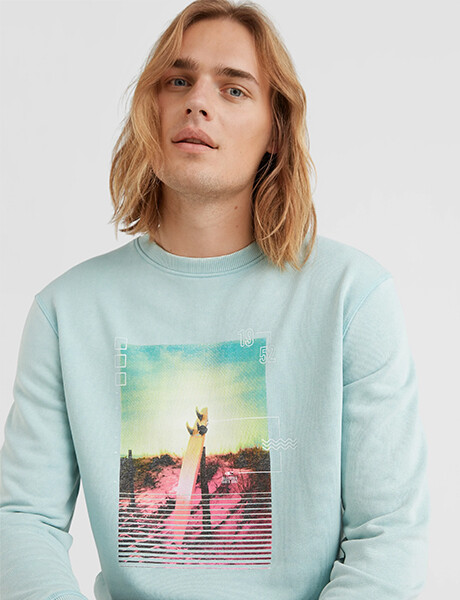 Buzo O'Neill Surfboard Crew Acqua