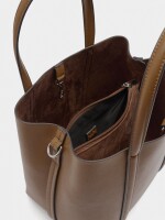 Bolso Tote Con Bandolera M camel
