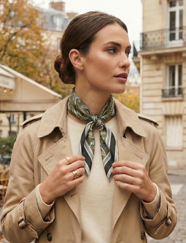 Bandana Arabescos MULTI/GRIS