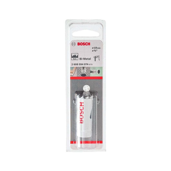 Sierra copa bimetálica Ø19mm ~ 3/4" Bosch BS8054