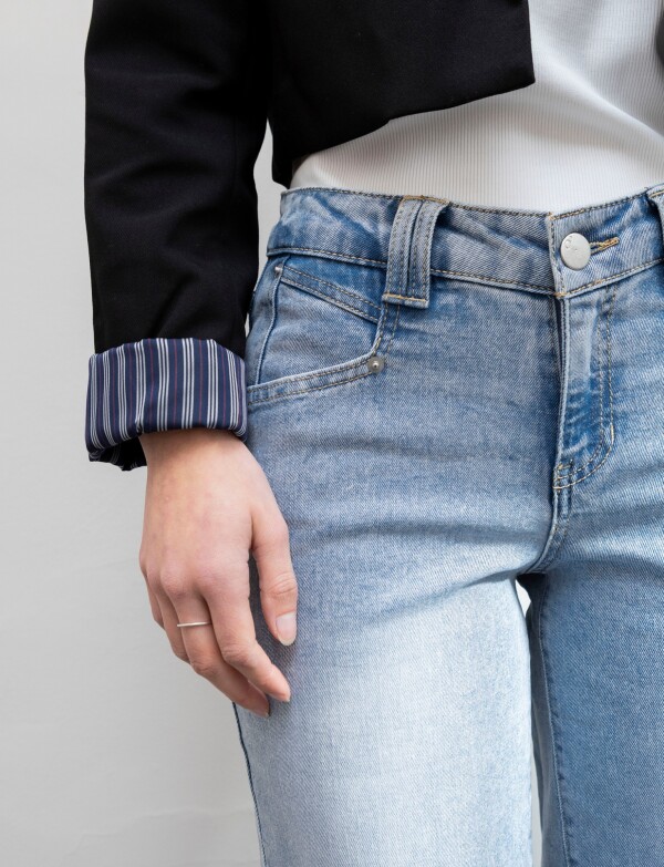 Blazer Crop NEGRO