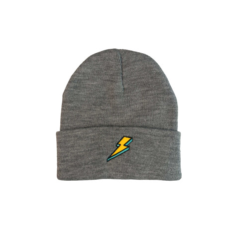 Gorro de lana rayito Gris